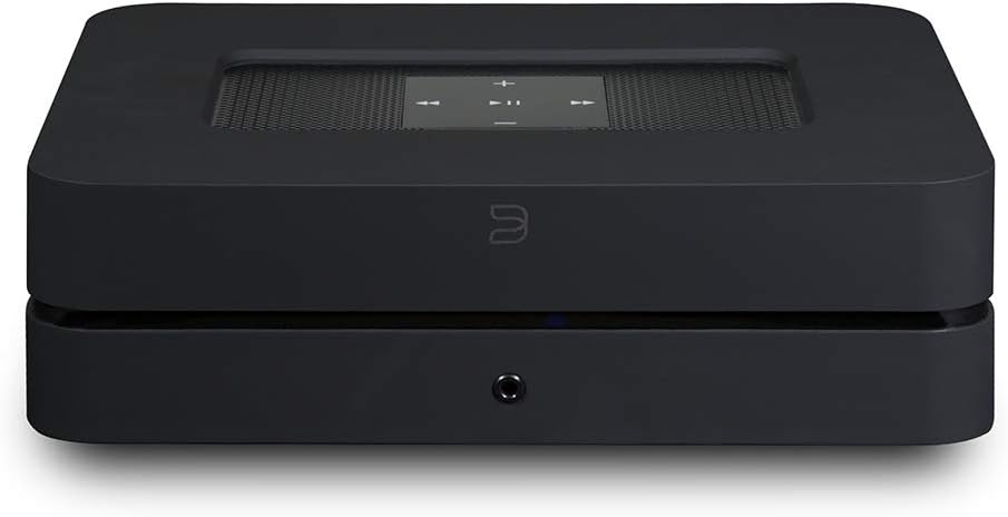 Bluesound POWERNODE 2i Wireless Multi-Room Streaming High-Res Amplifier (with HDMI) - Black - Compatible with Alexa and Siri: Home Audio & Theater