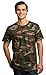 District Made Men's Camo Perfect Weight Crew Tee. Dt104C, Military Camo, X-Large
