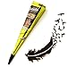 Prettywan Temporary Tattoo Cones, 12Pcs Paste Cones Black Body Art Painting Drawing