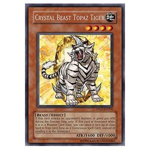 Yu-Gi-Oh! - Crystal Beast Topaz Tiger (DP07-EN004) - Duelist Pack 7 Jesse Anderson - 1st Edition - Rare