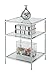 Convenience Concepts Royal Crest End Table, Chrome / Glass