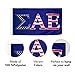 Sigma Alpha Epsilon USA Letter Fraternity Flag Greek Letter Use as a Banner 3 x 5 Feet Sign Decor SAE