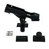 Hiumi-Adjustable-Black-Finish-ABS-and-Stainless-Fishing-Rod-Holder-for-Boat-Kayak-pontoon-boat-with-3-Mount