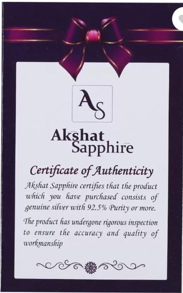 Akshat Sapphire Sterling Silver (92.5% purity) God Hanuman Ji Locket for Men & Women Pure Silver Lord Bajrang Bali Pendant for Good Health & Wealth (Bhakat Hanuman Ji (31 mm)) 4