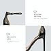 DailyShoes Women's Stilettos Sandal Open Toe Ankle Buckle Strap Platform Evening Party Dress Casual Shoes