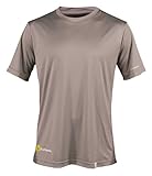 SUPreme Men's UV Shield - Short Sleeve Rash Guard Top - Standup Paddleboarding, Swimming, & Water Sports