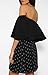 Relipop Women's Off Shoulder Tops Short Sleeve Shirt Strapless Blouses
