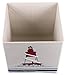 Clever Creations Lighthouse Nautical Collapsible Storage Organizer Cube Folding Storage Organizer for Nautical Themed Rooms | Perfect Size Storage Cube for Books, Shoes, Games