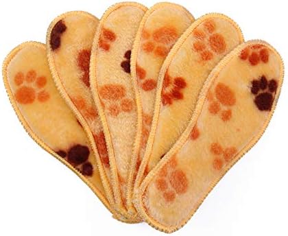 Amazon Youngfull 6足セット 子供 インソール あったか 15 22cm キッズ 中敷き 防寒 三つ構造 混紡羊毛 洗える 冬 インソール ブーツ 女の子 男の子 靴 ムートン ウールインソール クロス贈る シューズ バッグ