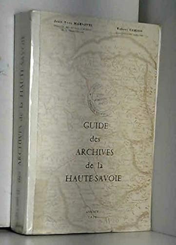 Download Guide des archives de la Haute-Savoie PDF