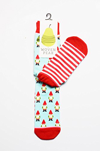 Woven Pear Women's Socks Garden Gnomes, One Size - Thumbnail 3