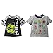 Gerber Graduates Baby Boys' 2 Pack Short Sleeve Top, Goal/Bugs, 12 Months