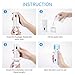 Bromose Nano Ionic Handy Mist Mini Facial Steamer Cool Sprayer for Eyelash Extensions 40ML Skin Moisture Test Facial Steamer Power Bank USB Rechargeable for Skin Care Mini Beauty Instrument 3 in 1