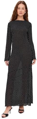 district maxi dress onyx polka DISTRICT MAXI