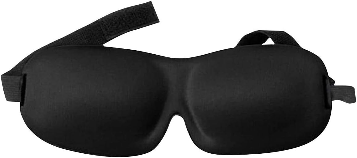 Luxury Patented Sleep Mask, Nidra® Deep Rest Eye Mask with Contoured Shape and Adjustable Head Strap, Perfect for Side Sleeper, Light Blocking, Sleep Deeply Anywhere, Anytime, Wake Up Refreshed: Health & Personal Care