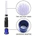 Dusty dirt Remover, Vacuum Sweeper Attachment, Cleaning Brush with Strong Flexible tiny Suction Tubes | Best Tool for Small Spaces, Drawers, air vent, pet, Car, Corners, Windows, Access Anywhere