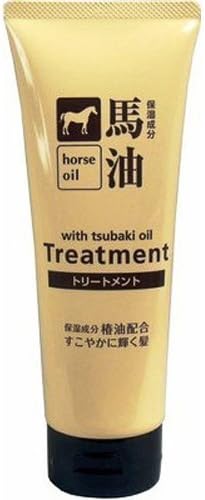 Kumano Japanese Horse Oil with Tsubaki Oil Treatment (230g) Japan Import