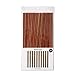 Wooden Chopsticks, Donxote 9.84 Inch Reusable Natural Healthy Chopsticks, Asian Classic Style for Dining Room, Kitchen, Japanese Noodles, Korea Gourmet, Set of 10 Pairs