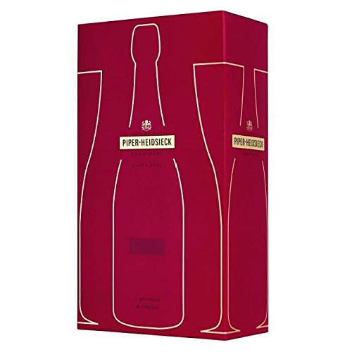 Piper-Heidsieck Piper-Heidsieck Champagne CUVÉE BRUT 12% Volume 0,75l in Geschenkbox mit 2 Gläsern Champagner – Bild 3