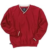 Charles River Apparel Men's Wind and Golf Shirt, Red