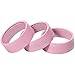 Danti 3pcs Audio Air Conditioning Button Cover Decoration Twist Switch Ring Trim for Jeep Wrangler JK JKU Patriot Liberty 2011-2018 Dodge Challenger 2008-2014 (Pink)