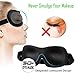 3D Sleep Mask (2 Pack) by Homello - Innovative Domed Shape Design - Contoured Eye Mask for Sleeping for Men Women - Create Total Darkness and No Pressure On Your Eyes