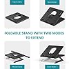 Laptop-Stand-Jelly-Comb-Ergonomic-Notebook-Riser-Desk-9-Level-Adjustable-with-Foldable-Legs-Phone-Holders-and-Cooling-Design-for-Macbook-Tablet-Book-ComputerDesktop-Monitor-Black Laptop Stand, Jelly Comb Ergonomic Notebook Riser Desk 9-Level Adjustable with Foldable Legs, Phone Holders and Cooling…