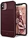 Caseology Vault for Apple iPhone Xs Case (2018) / for iPhone X Case (2017) - Rugged Matte Finish - Burgundy