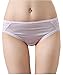 METWAY Women's 100% Mulberry New Silk L-Rise Lace Panties (X-Large, Mauve)