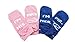 Monkey Stix His and Hers Wedding Enggement Socks - Pink and Blue Set - 2 Pairs Ankle Socks - Wedding Couples gifts Honeymoon Bachelorette Party Ideas