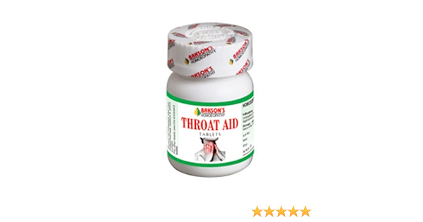 Amazon Com 2 Lot X Bakson S Homeopathy Throat Aid Tablet Relieves Sore Throat Fast Delivery Gauranteed Health Personal Care