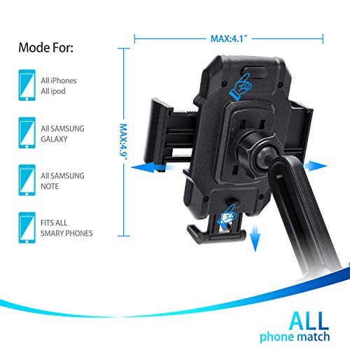 image for LEXSO Car Cup Holder Phone Mount,Cup Holder Cradle Car Mount for Cell 