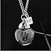 Glass Ball Handmade Necklace DIY Creative Dandelion Dry Flower Wish Clavicle