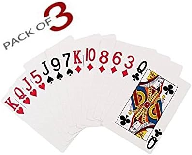 Aatharva B&W Waterproof Poker Cards PVC Playing Cards Set Deck Plastic Cards for Fun