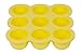 KIDDO FEEDO Baby Food Holder Tray with Silicone Clip-On Lid - Multipurpose Use - Free E-Book by Award-Winning Author/Dietitian - Yellow