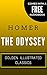 The Odyssey: Golden Illustrated Classics (Comes with a Free Audiobook)
