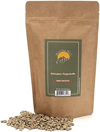 5 Pounds Ethiopian Yirgacheffe Green Unroasted Coffee Beans