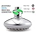 KZKJ Shower Head High Pressure Rain Air-Injection Adjustable Replacement For Your Bathroom Shower Heads Luxury Polished Chrome