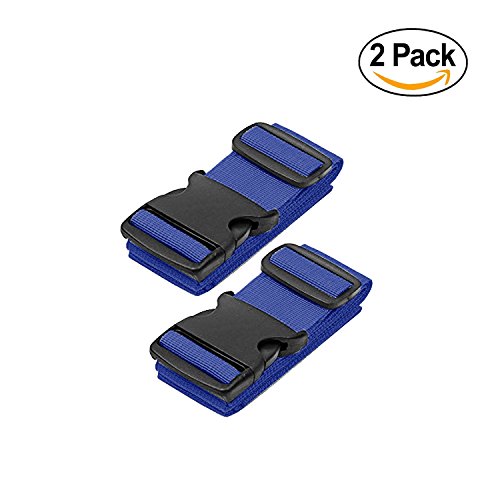 Luggage Straps - Travel Accessories TSA Approved Luggage Straps Suitcase Belts In 6 Colors Sold In 1/2/4 set By SWISSELITE