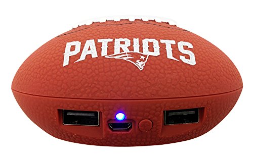 UPI Marketing, Inc. NFL New England Patriots Phone Charger, One Size, Brown