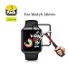 3Pack for Apple Watch 38mm Tempered Glass Screen Protector, AOSOK 9H Hardnes/Anti-scratch/Bubble Free/Easy Installation 38mm Watch Screen Protector