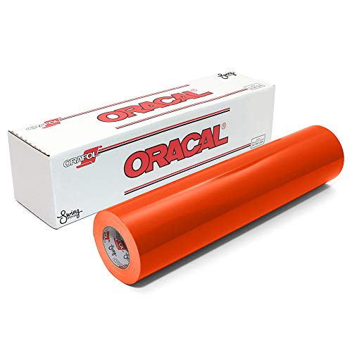 Oracal 651 Glossy Permanent Vinyl 12 Inch x 6 Feet - Orange Red