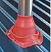 Dektite #8 Red Silicone Metal Roof Pipe Flashing, Round Base, Pipe OD 7