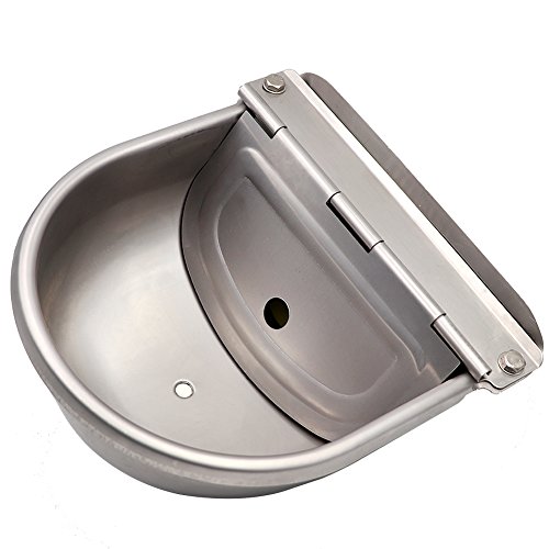 Livestocktool Stainless Steel Water Bowl with Scupper/Cooper Valve Float Valve Waterer Trough for Animal (Cattle, horse, dog, etc) - Thumbnail 6