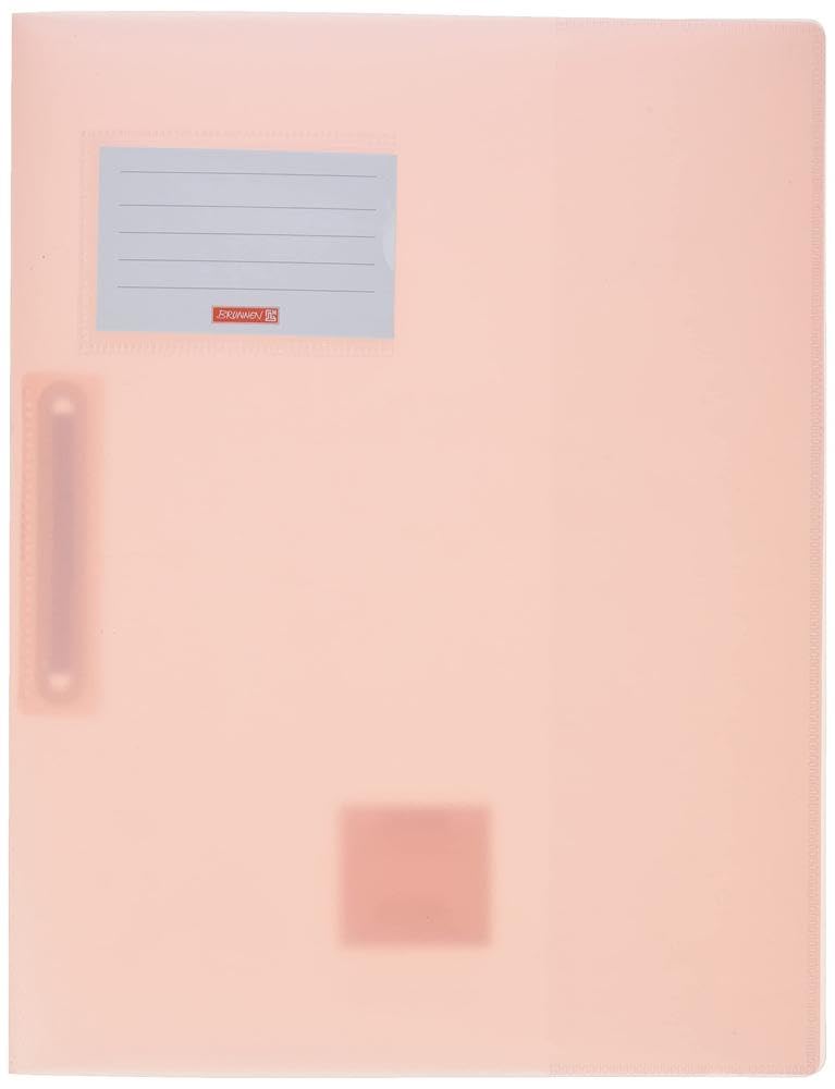 BRUNNEN Fact File Folder A4 Pastel Pink