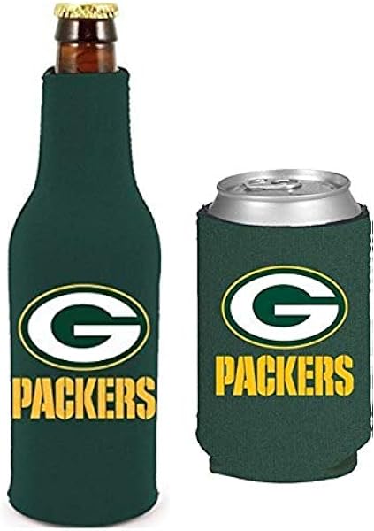 Set Of 2 Green Bay Packers Can Bottle Koozie Cooler Coolers Amazon Canada