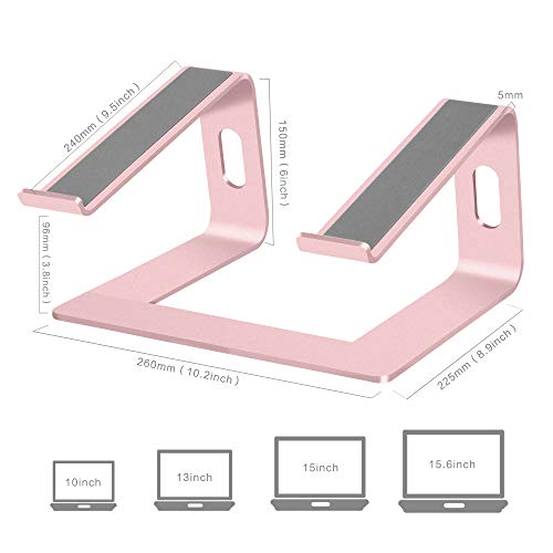Soundance Aluminum Laptop Stand for Desk Compatible with Mac MacBook Pro Air Apple Notebook, Portabl - //coolthings.us