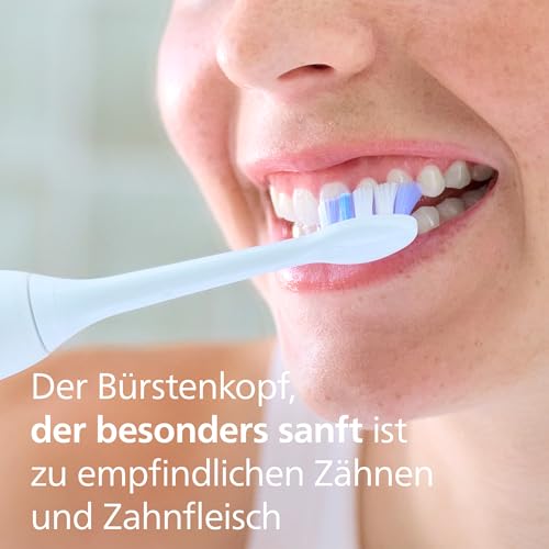 Philips Sonicare S2 Sensitive Original Replacement Brush Heads, White, Pack of 4, HX6054/87