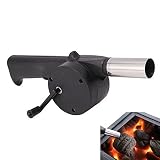 Amicc Outdoor Fan Air Blower Barbecue Fire Bellows Hand Crank Tool Stove Accessories