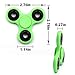 NEWBEA Hand Spinner Tri-Spinner Fidget Spinner Toy Stress Reducer - Perfect For ADD, ADHD, Anxiety, and Autism Adult Children (Three wings green)